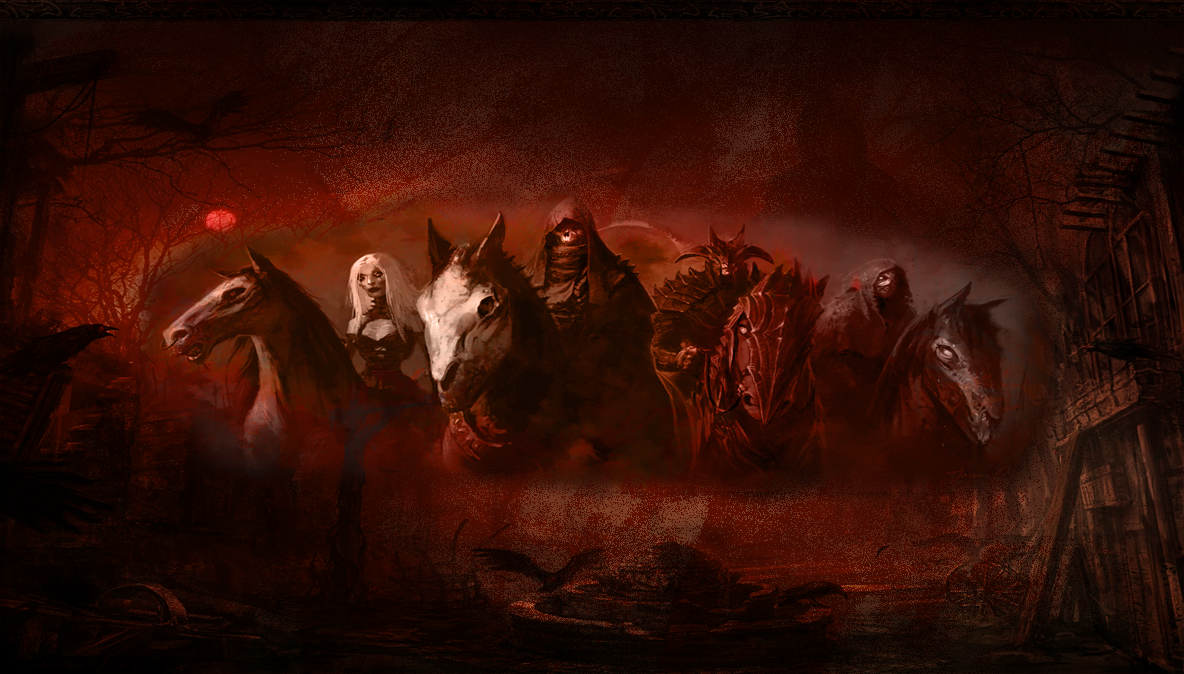 Four Horsemen Of The Apocalypse Wallpaper Horsemen of the apocalypse