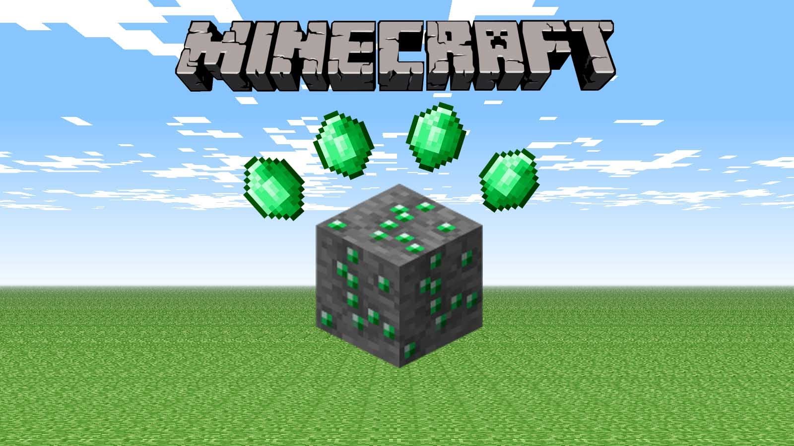 Displaying Image For Minecraft Emerald Wallpaper