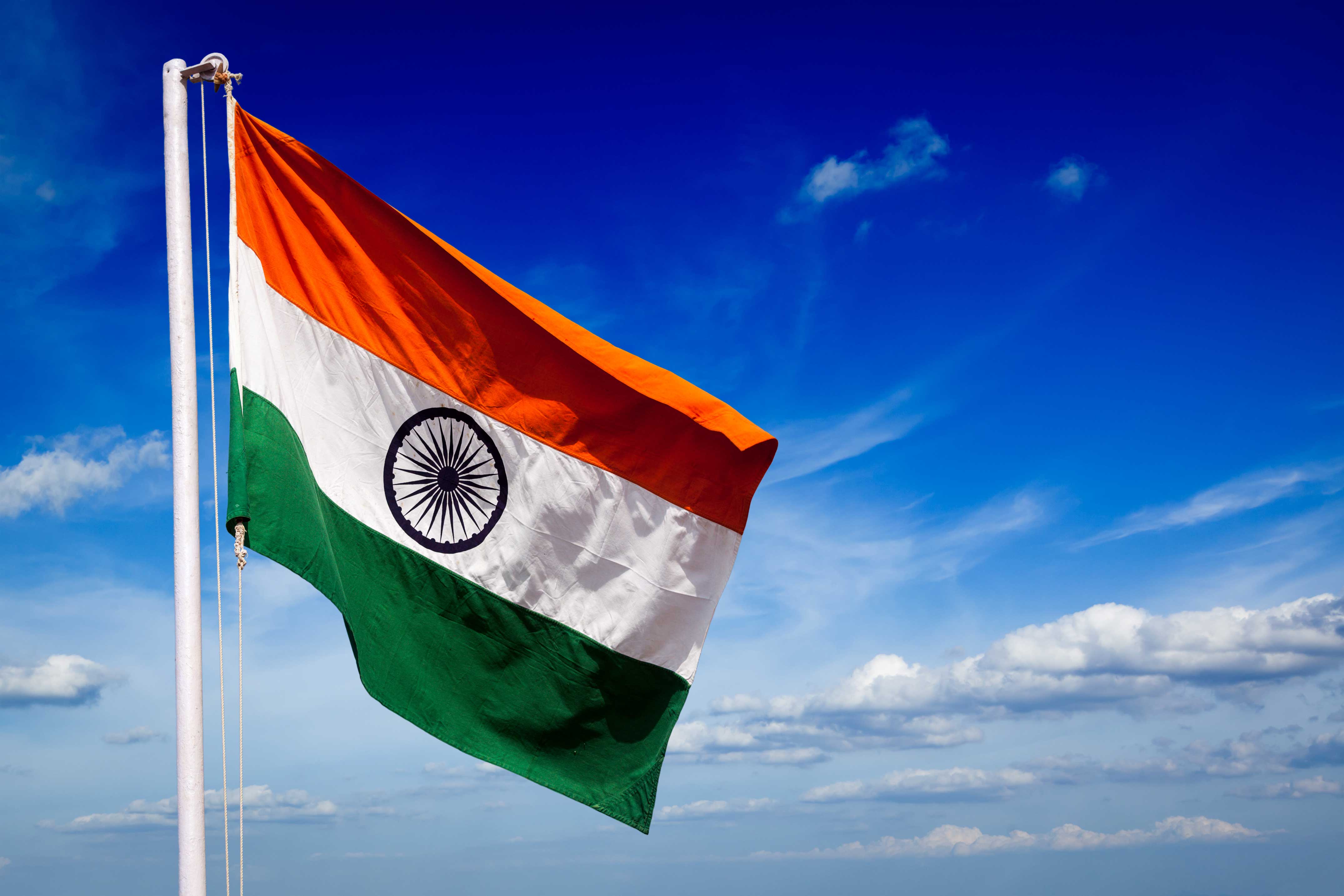 Indian Flying Flag HD Wallpaper Photos
