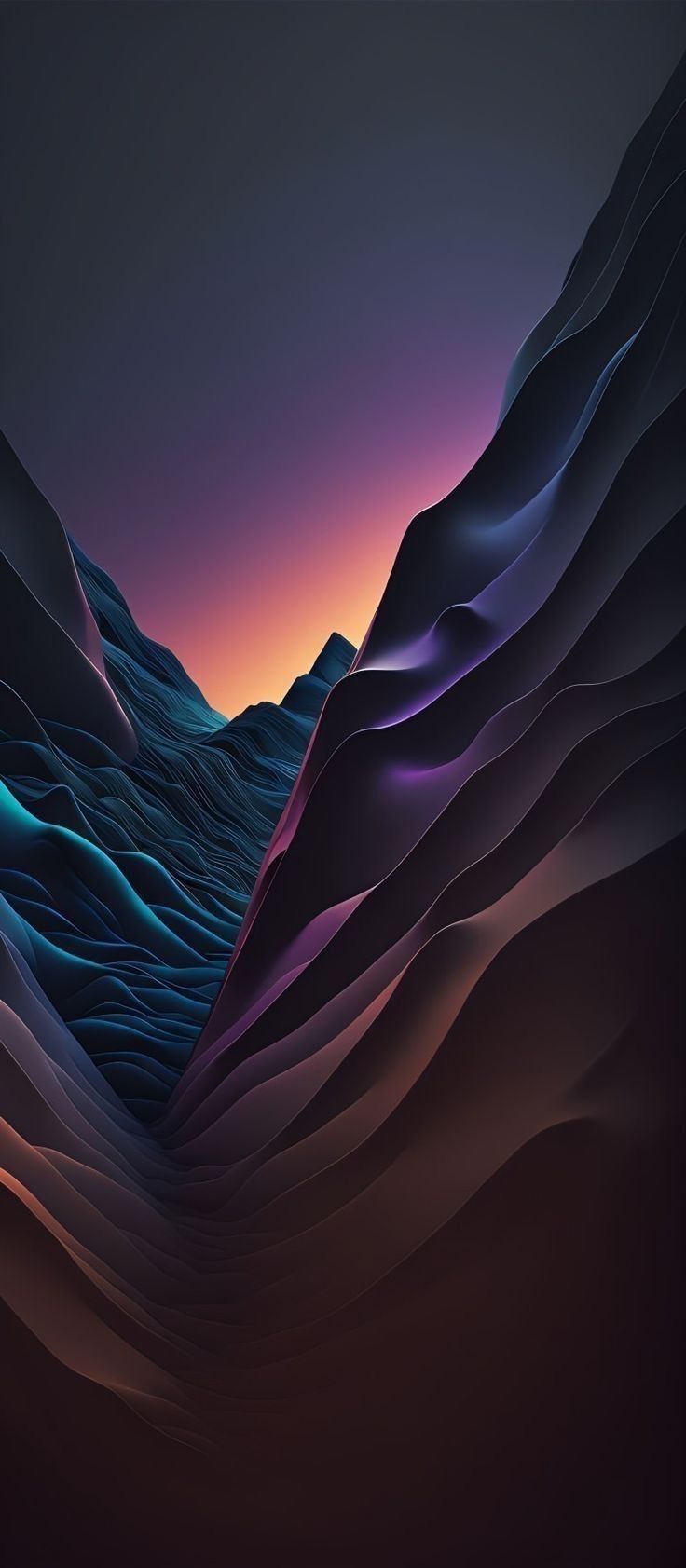 Abstract Landscape Wallpaper