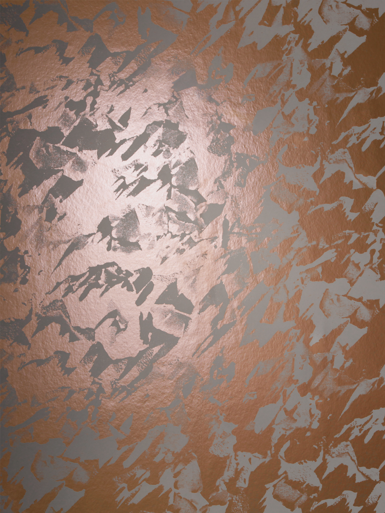 Desert Wallpaper Copper Rose Battleship Grey Monument Interiors
