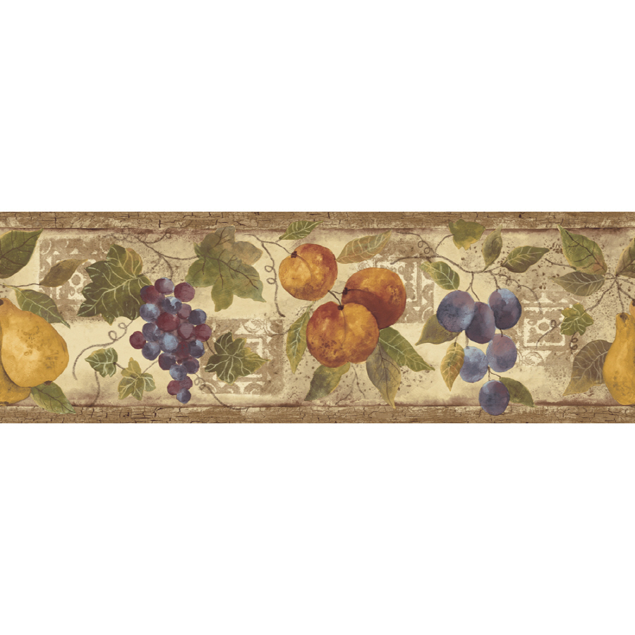 Free download Abundance Of Fruit Prepasted Wallpaper Border at Lowescom ...