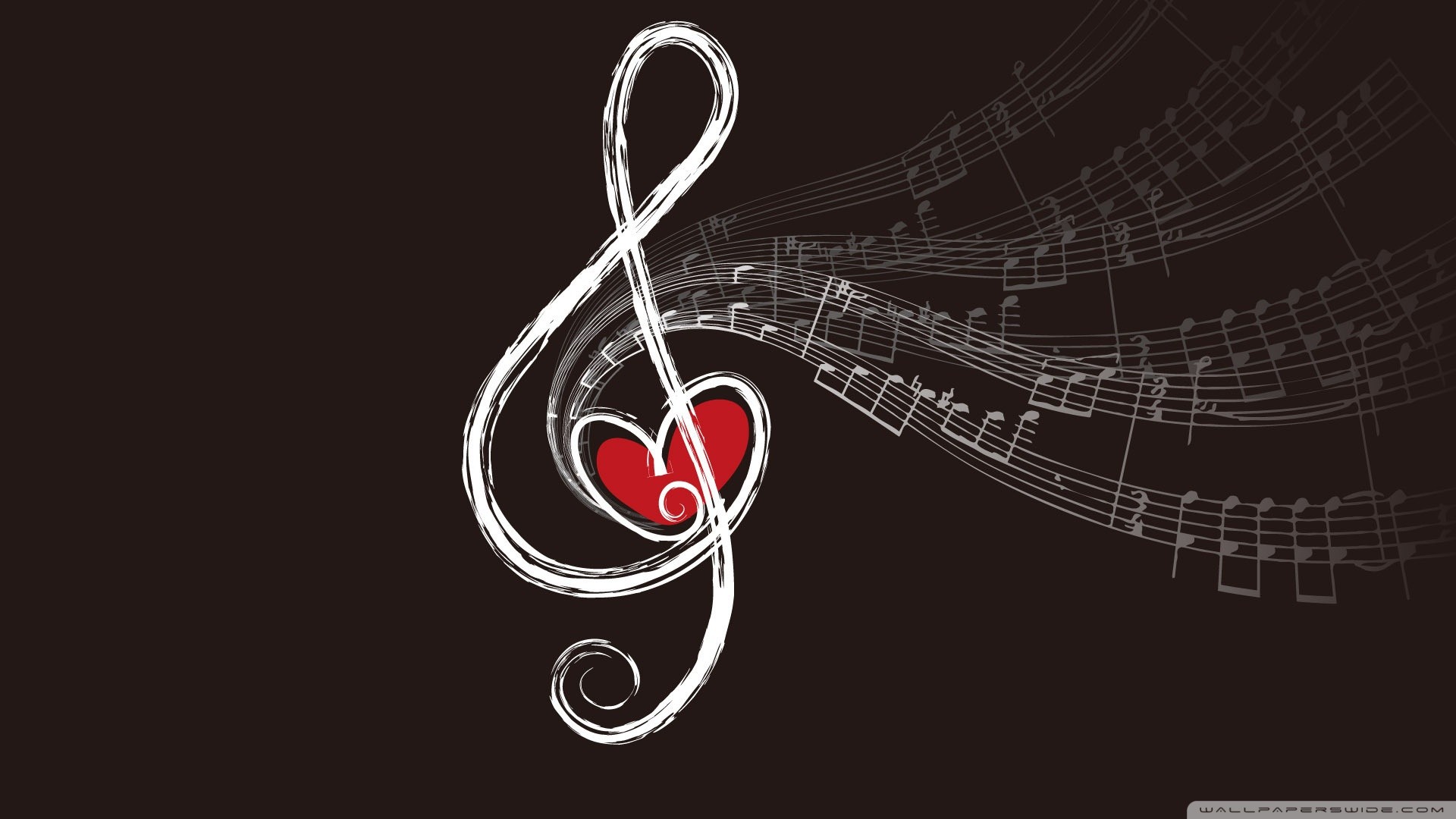 Abstract Music Wallpaper Notes Musical