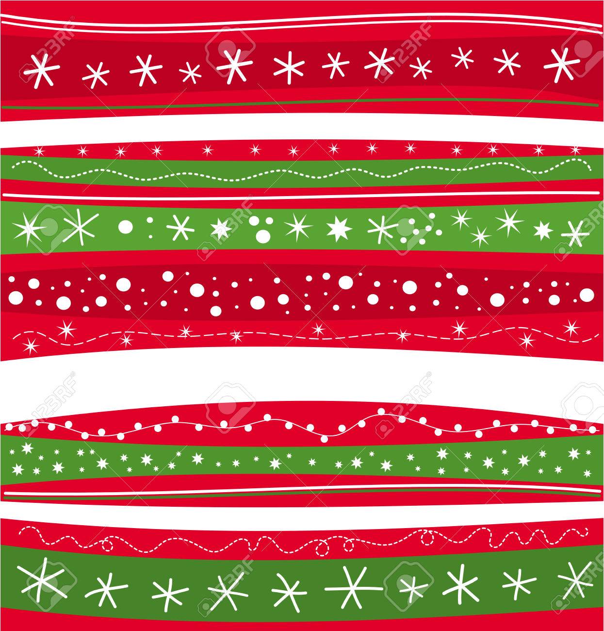 Christmas Winter Red And Green Striped Background Xmas Texture
