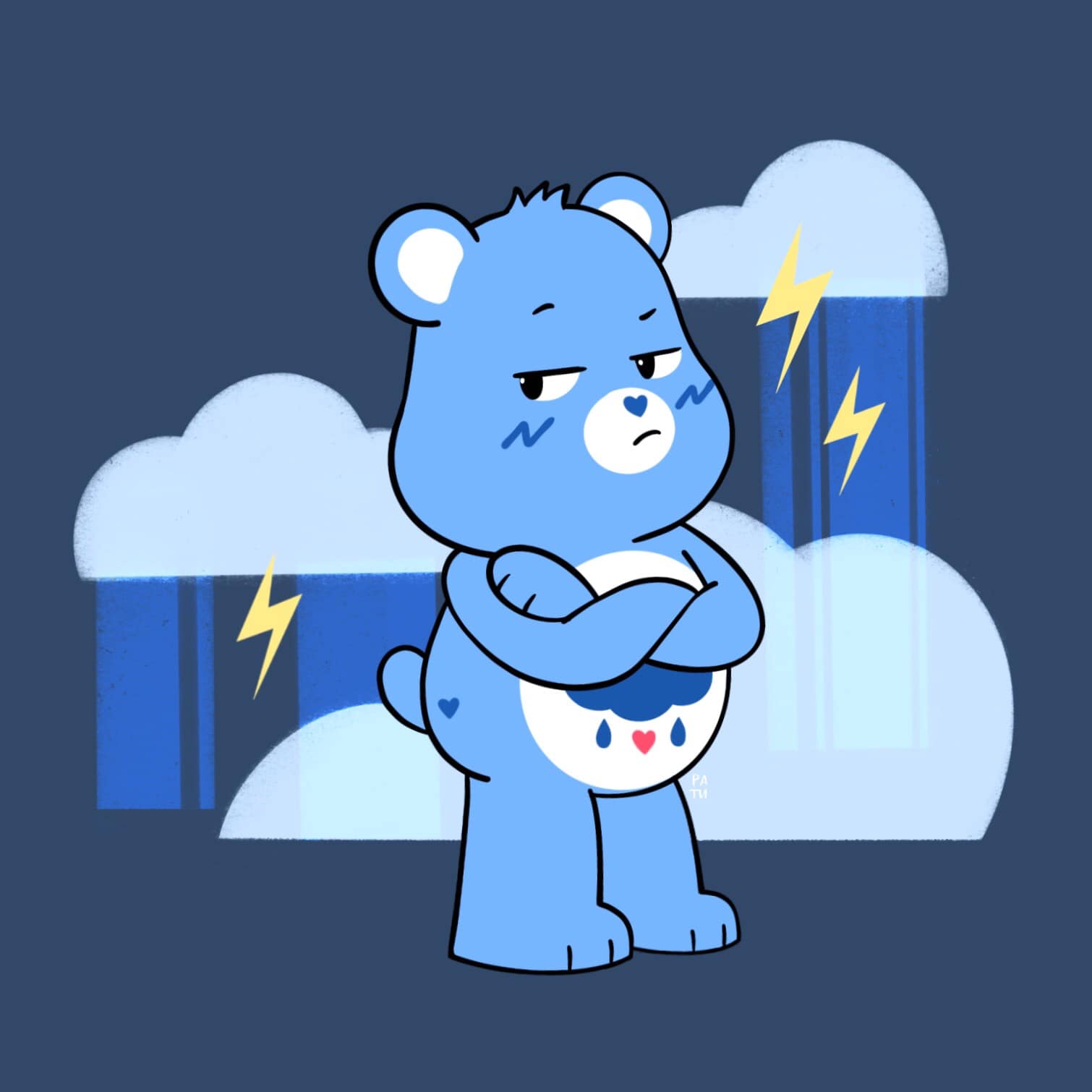 Care Bears Grumpy Is Feeling A Little Moody This Morning