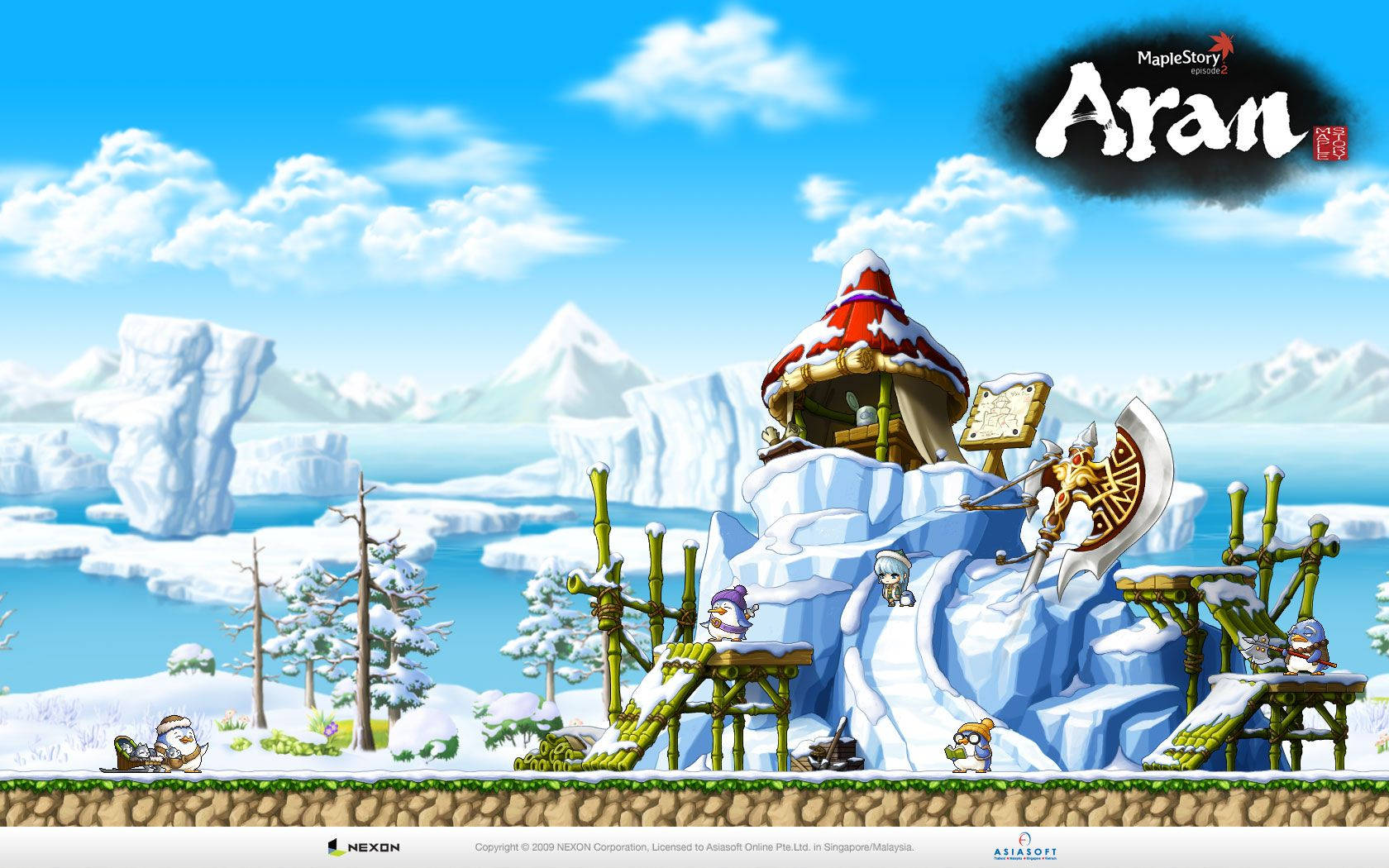 Enter The World Of Maplestory And Create Your Own Adventure Wallpaper
