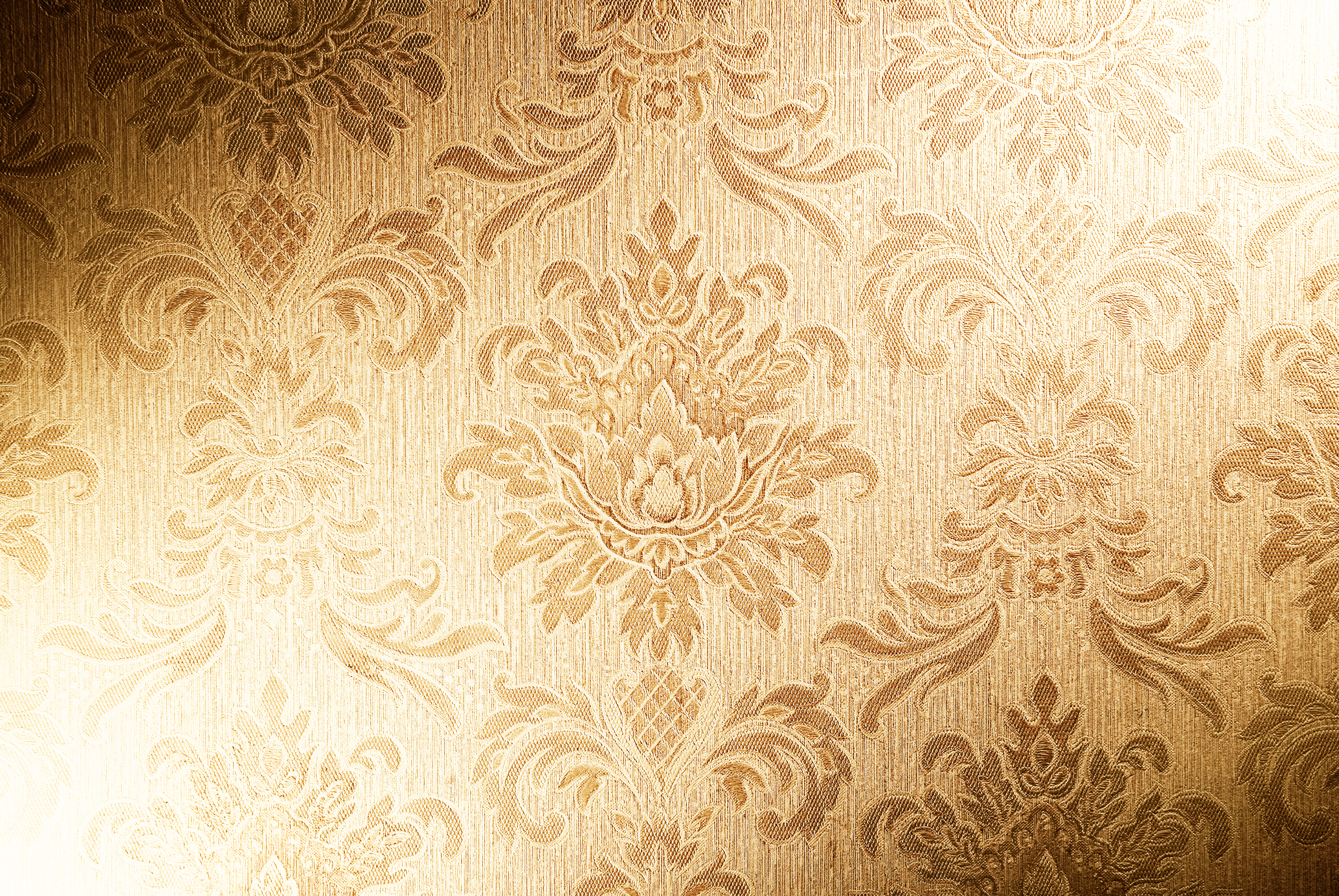 Fabric Texture Gold Vintage