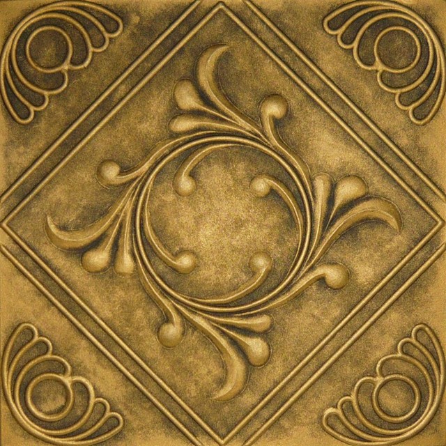 🔥 Free download Tile 20x20 Antique Gold Ceiling Tile by Decorative