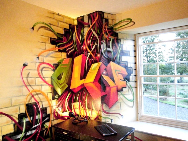 45 Graffiti Wallpaper For Bedroom On Wallpapersafari