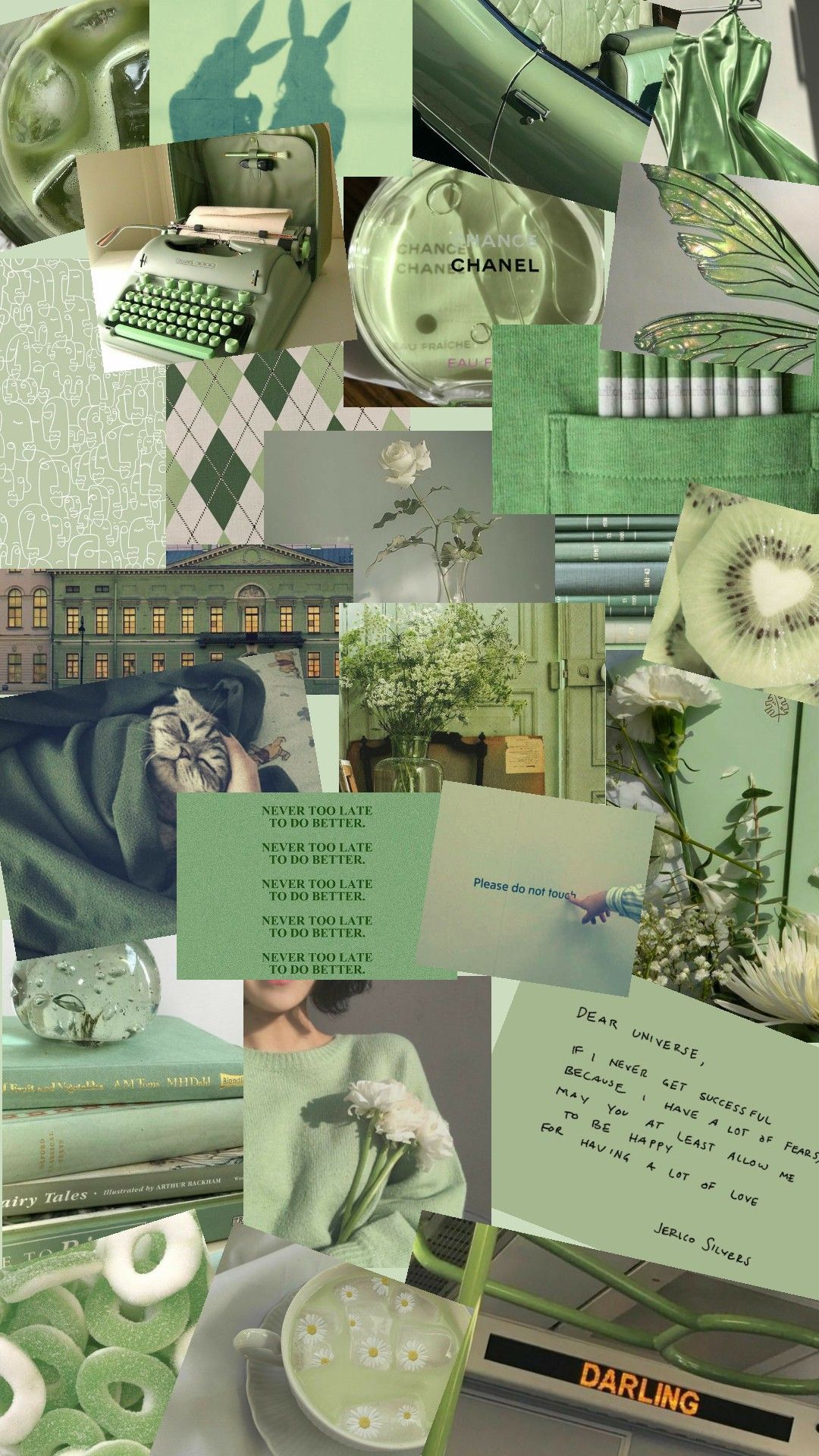 Sage Green Aesthetic Wallpaper