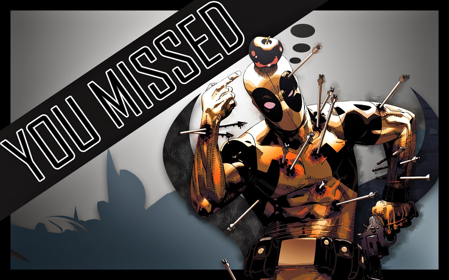 Deadpool You Missed Arrow Marvel Comics HD Wallpaper 1440x900