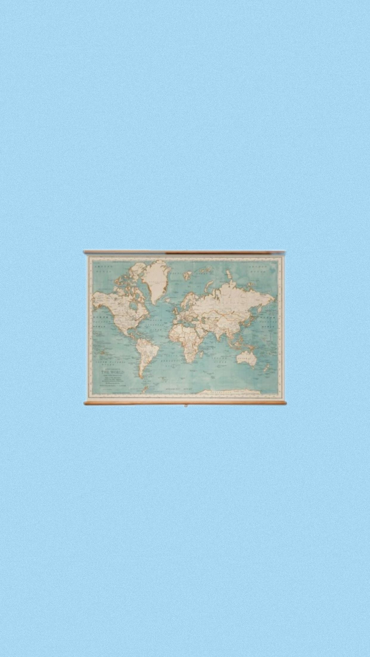 Aesthetic Wallpaper World Map