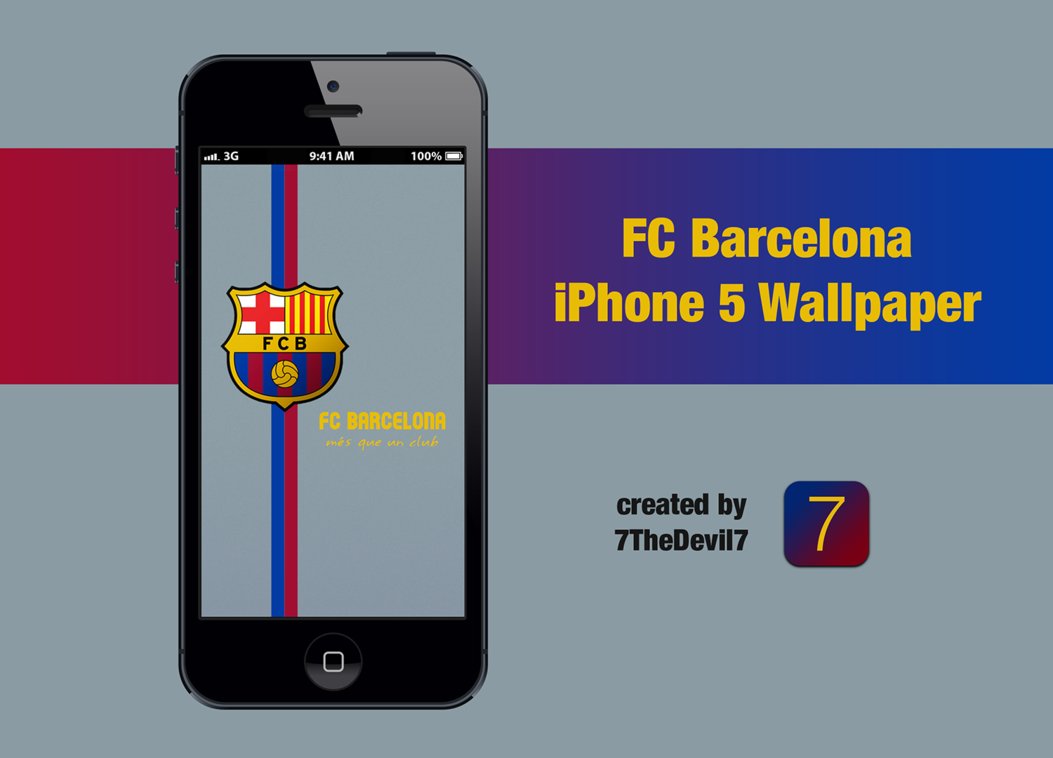 Fc Barcelona iPhone Wallpaper By 7thedevil7