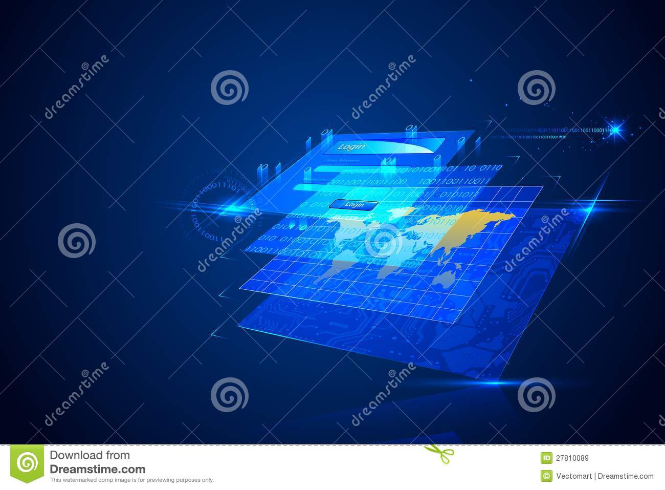 Technology Background Image Desktop Background
