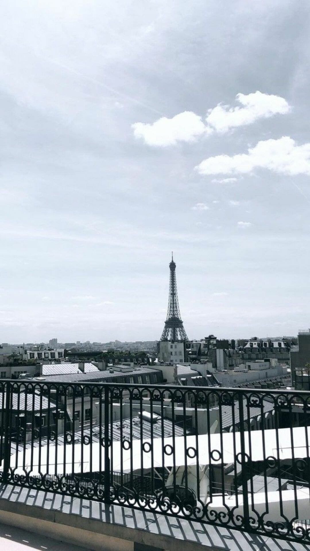 Wallpaper Aesthetics Grey Paris Eiffel Tower