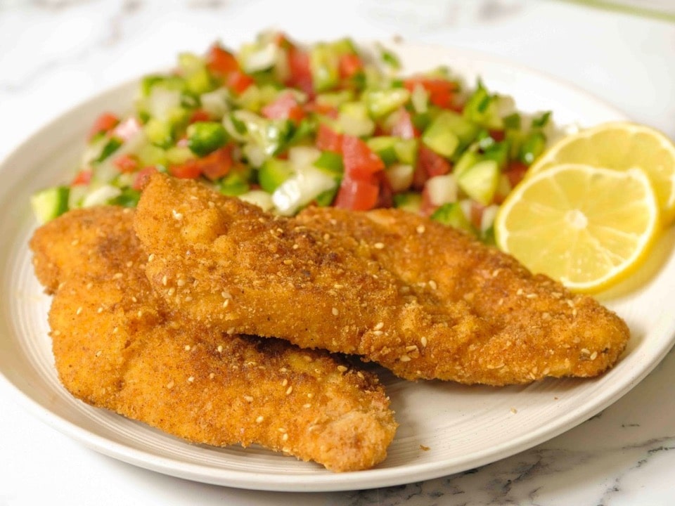 Chicken Schnitzel Golden Crispy Fried Breasts