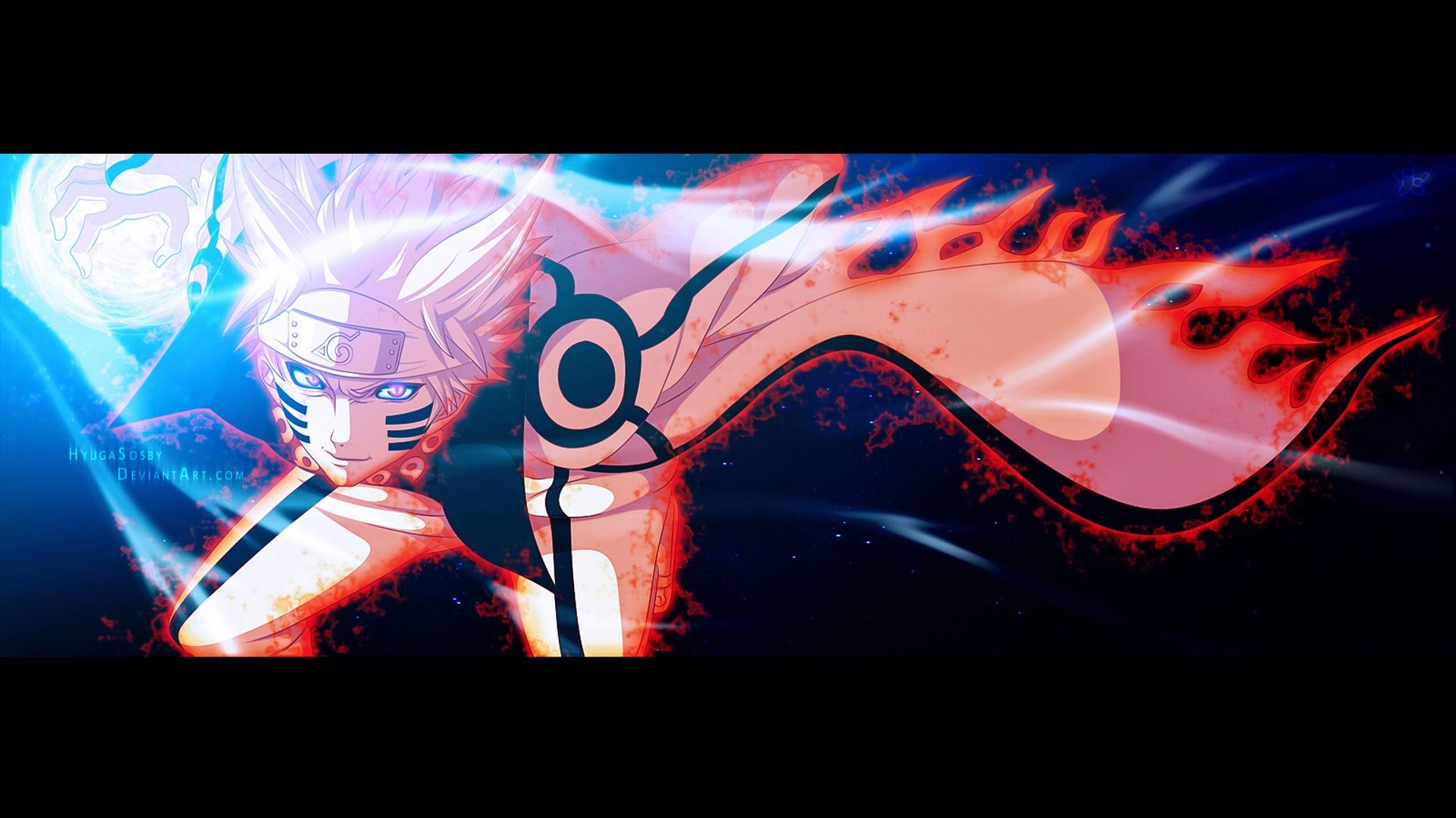 Naruto Uzumaki Kyuubi Sage Mode HD Anime Wallpaper