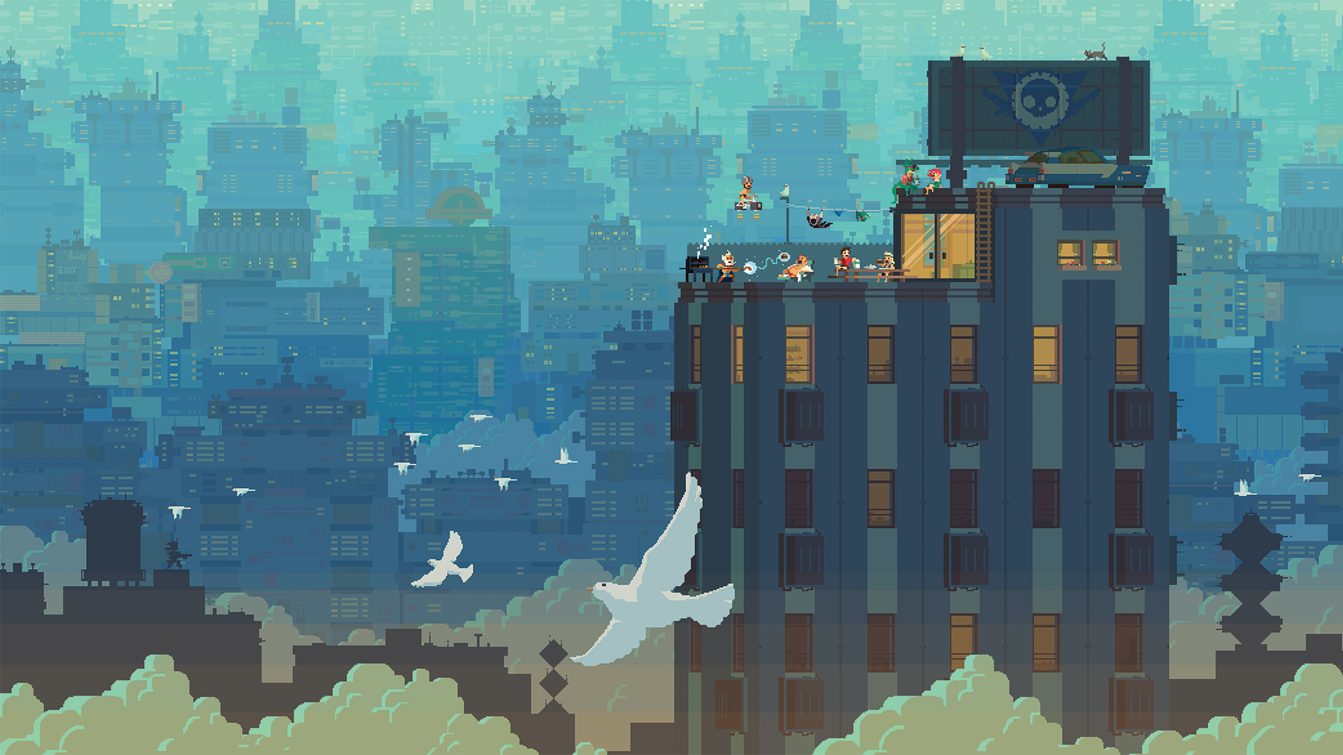 Wallpaper From Super Time Force Gamepressure