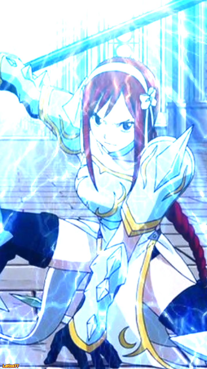 Fairy Tail   Lightning Empress iPhone Wallpaper by Latios77 on
