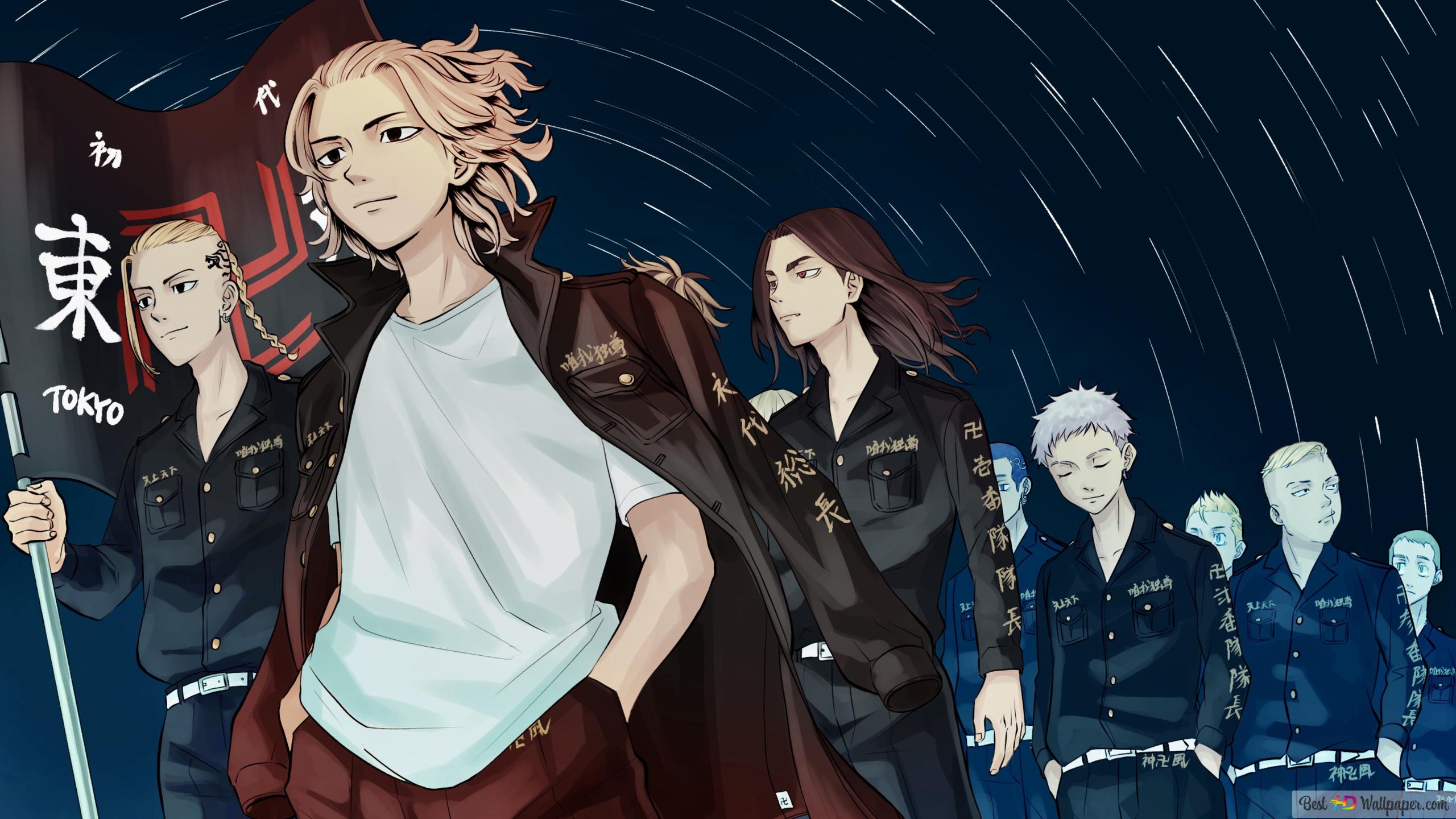 Tokyo Revengers Chifuyu Matsuno Izana Kurokaw Kazutora Hanemiya Keisuke Baji Mikey Manjiro Sano Wallpaper