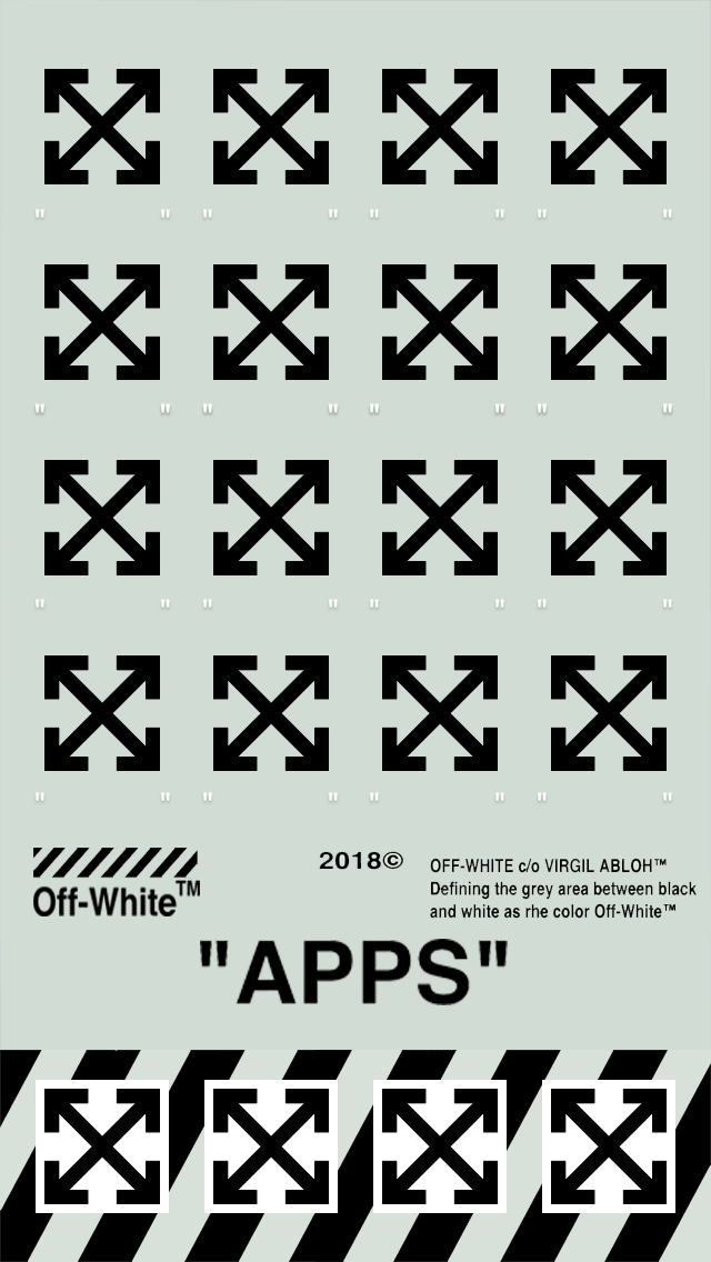 Off White iPhone 5s Wallpaper App X Fit In
