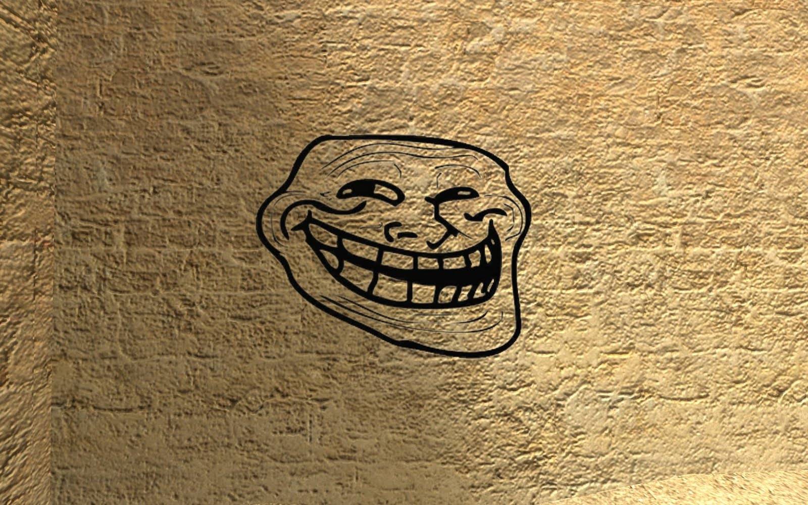 Wall Trollface Wallpaper