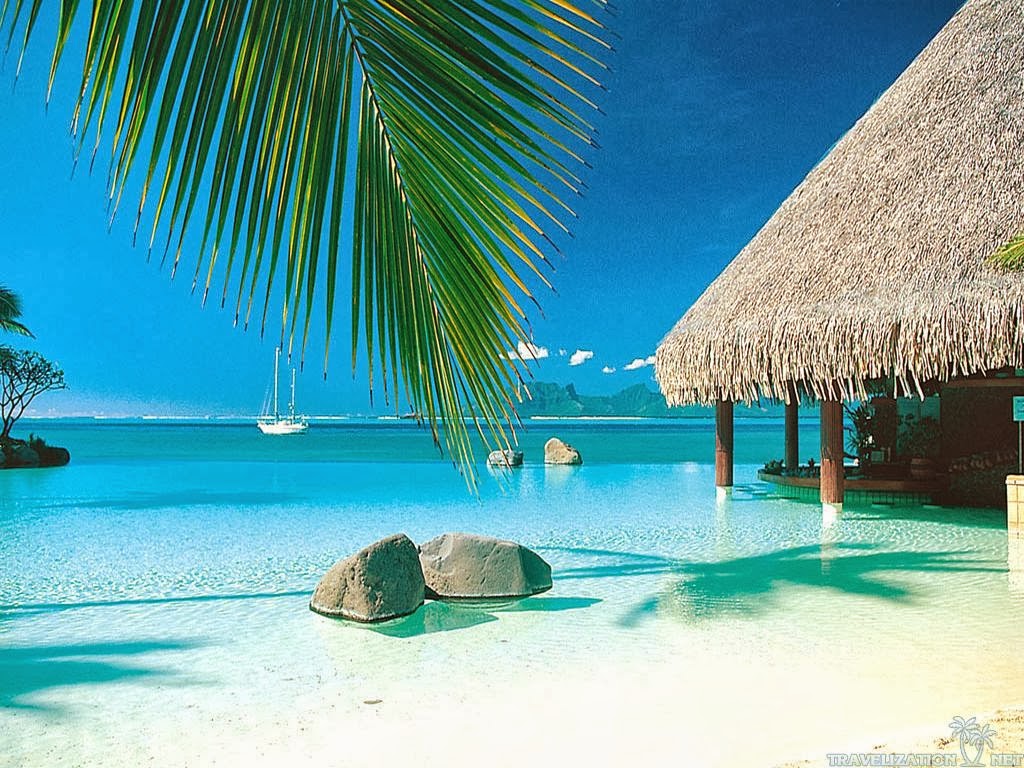 Beachber Hotel In Tahiti Wallpaper Bora Paradise