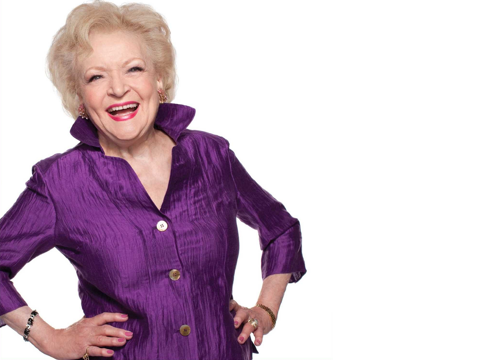 Vintage Portrait Of Betty White Wallpaper