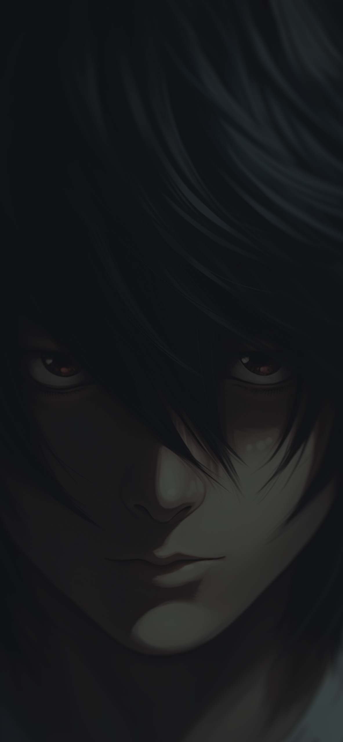 Death Note L Art Wallpaper