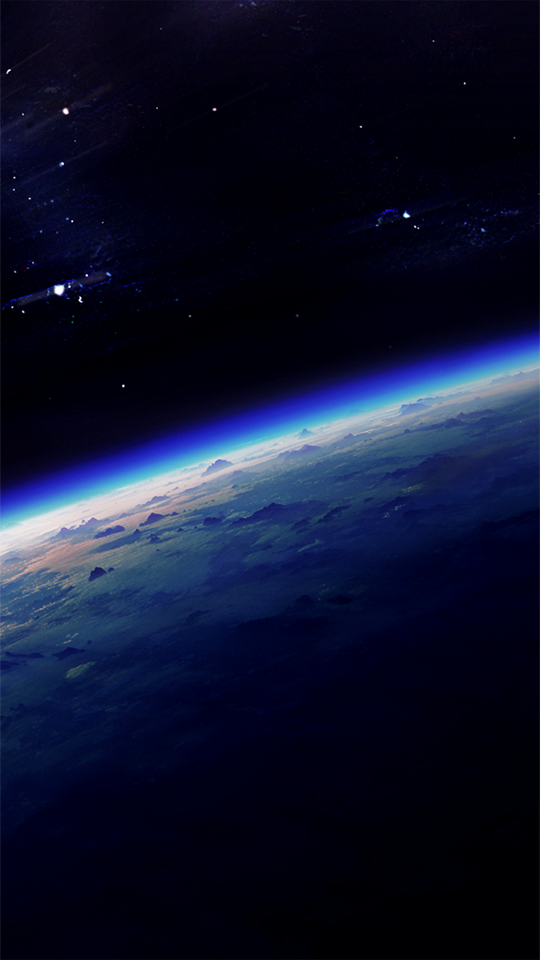 The Android Space Orbit Wallpaper