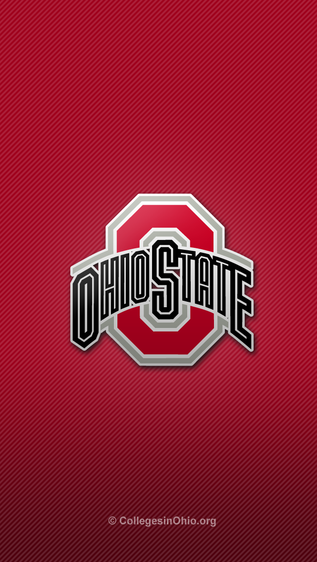 Wallpaper Ohio State University Buckeyes Logo iPhone