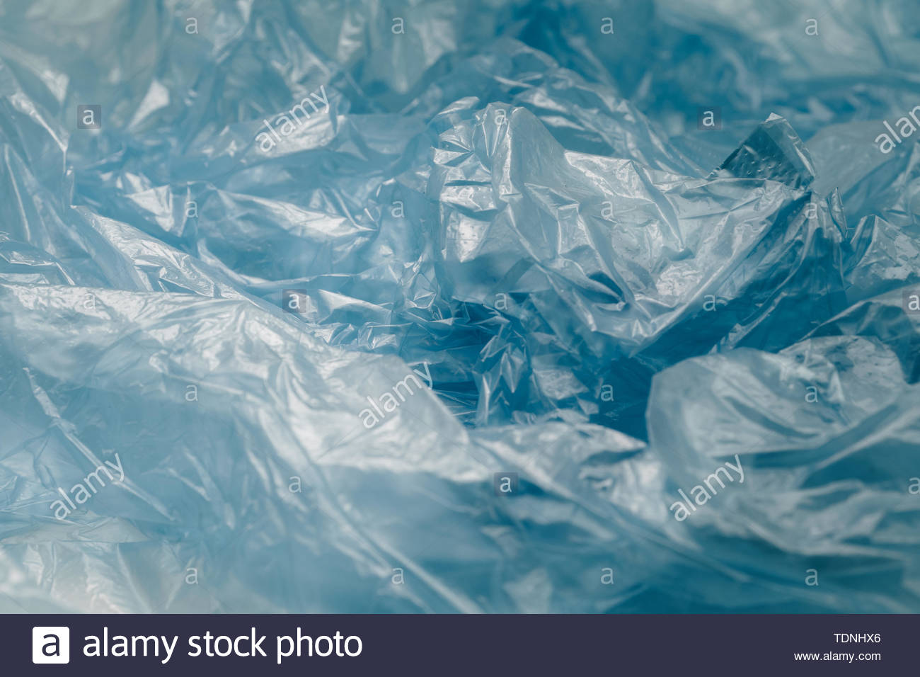 Free download Blue Plastic Bag Texture Abstract Wrinkled Background of