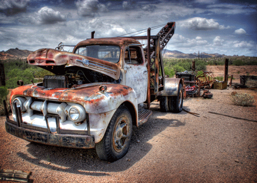old truck hdr wallpaper