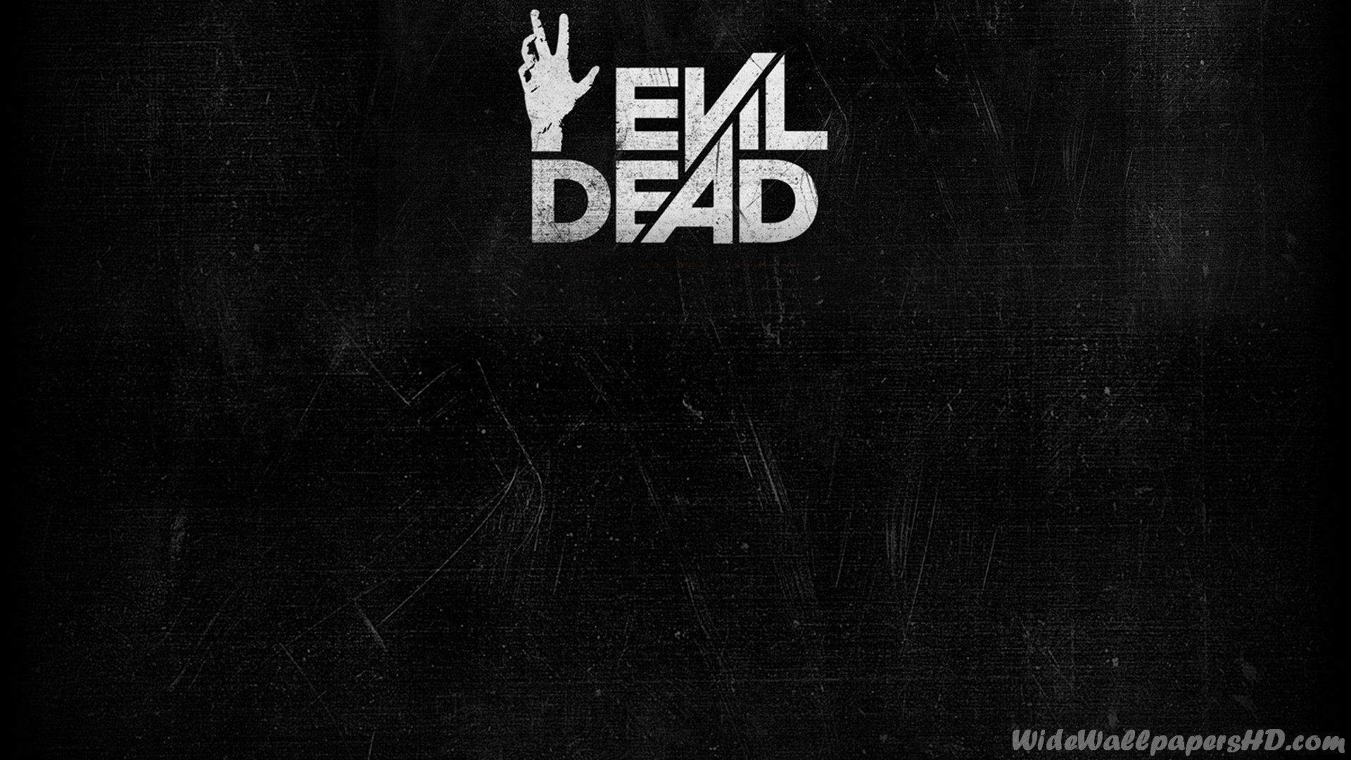 Evil Dead Logo Black Wide Wallpaper WidewallpaperHD