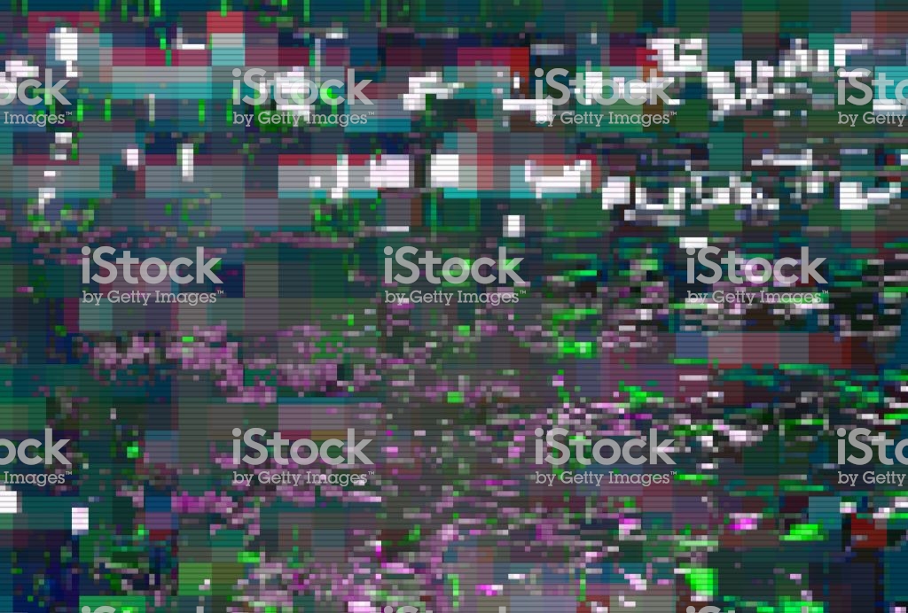 Glitch Digital Abstract Artifacts Distortion Background Frame