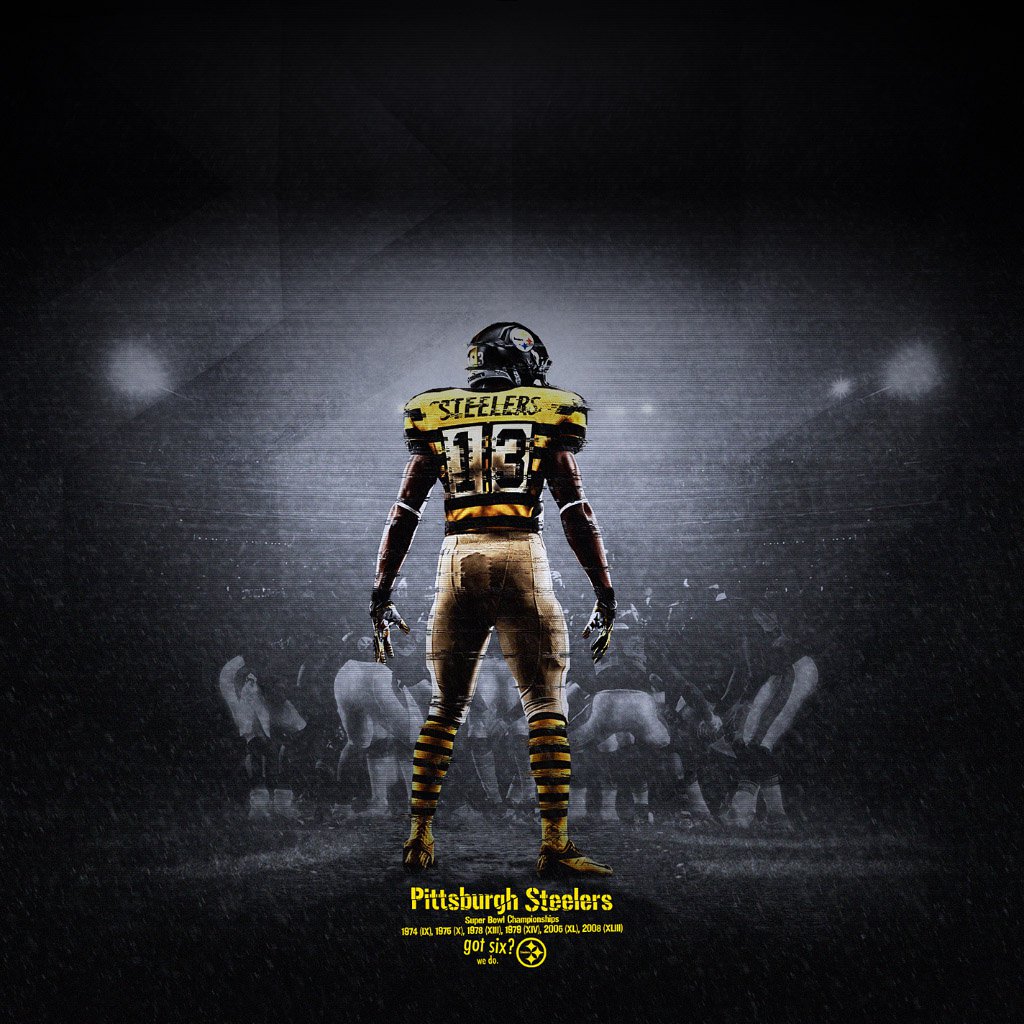 Ios7 Pittsburgh Steelers Parallax HD iPhone iPad Wallpaper