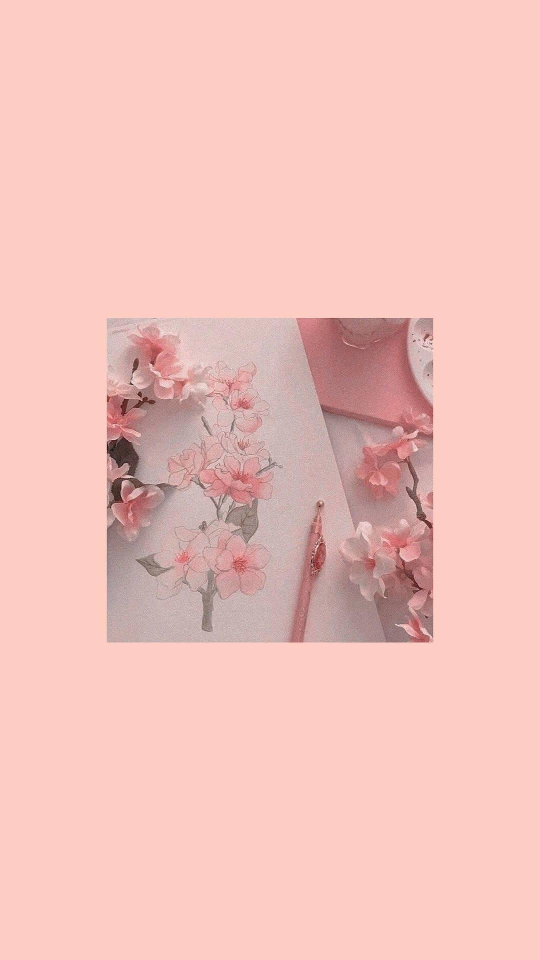 Cute Aesthetic Pink Phone Wallpaper