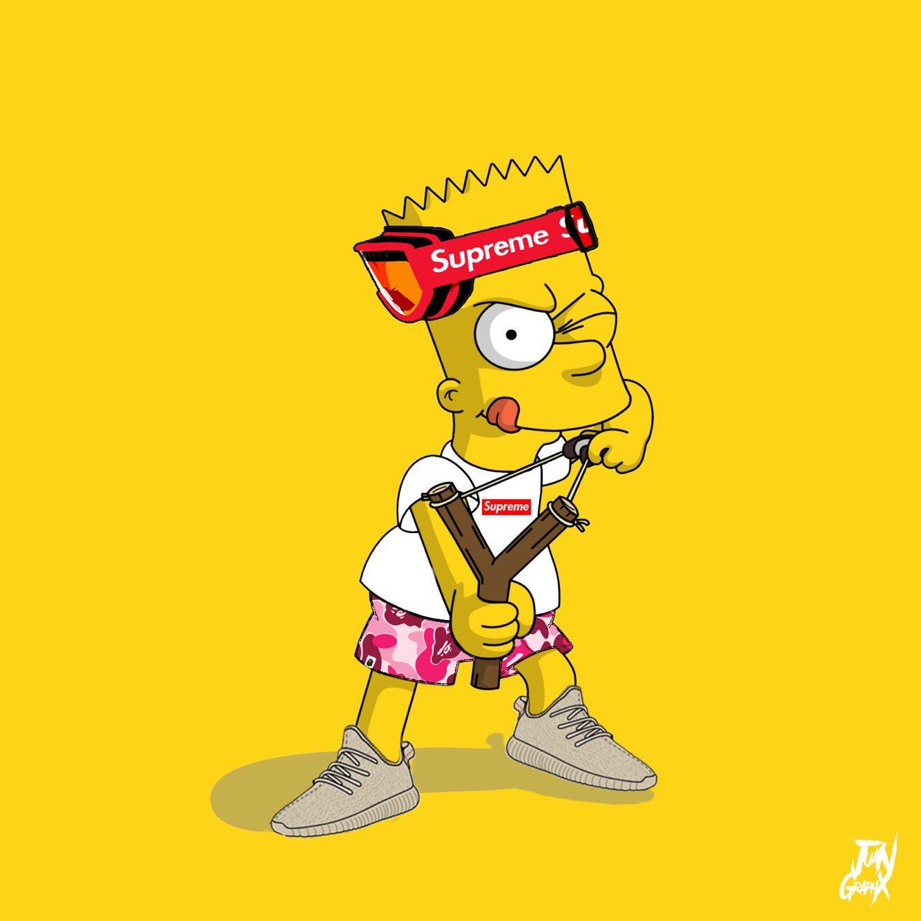 Supreme BAPE Bart Simpson Wallpapers   Top Free Supreme BAPE Bart