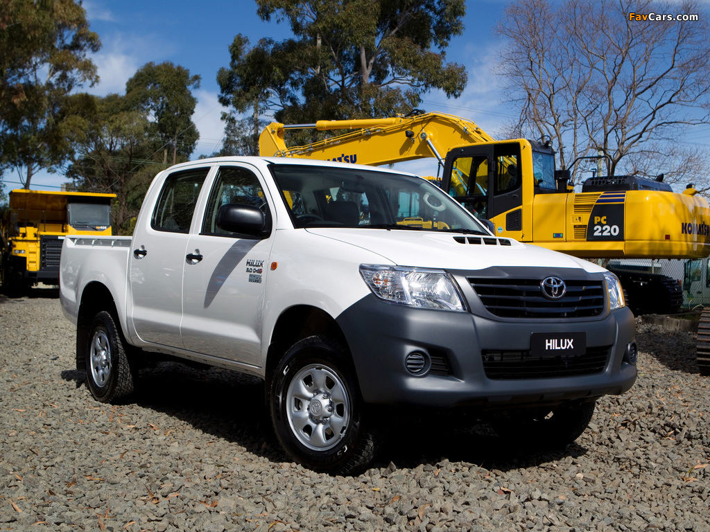 Wallpapers of Toyota Hilux WorkMate Double Cab 4x4 AU spec