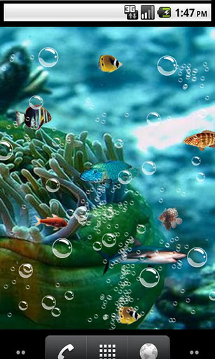 Descargar Fondo Animado Android Live Wallpaper Aquarium 3d