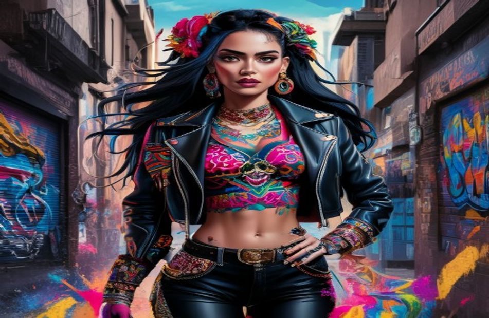 Mexican Gangster Girl Wallpaper