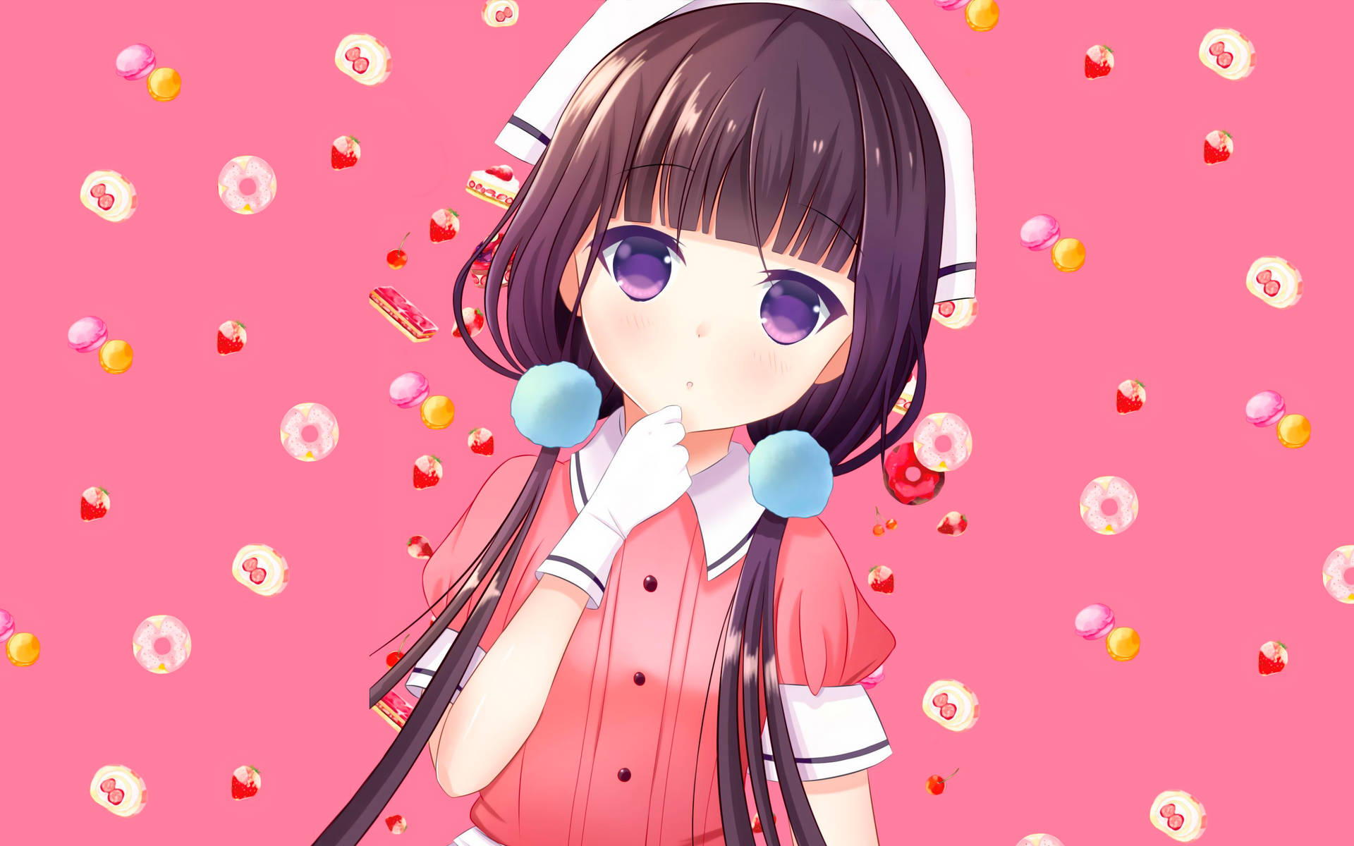 Pink Anime Aesthetic Wallpaper