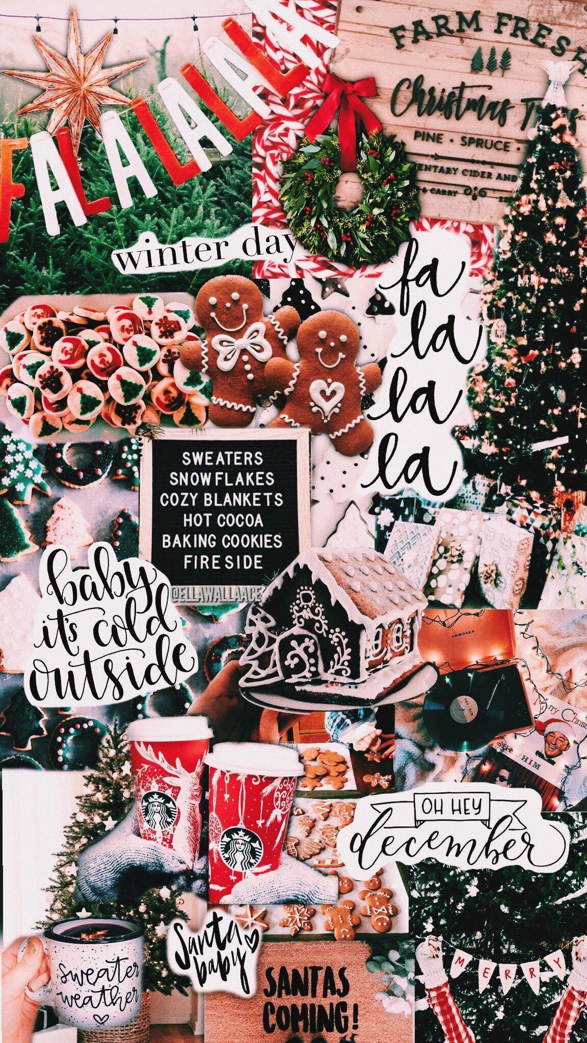 Download December Christmas Aesthetic Preppy PFP Wallpaper