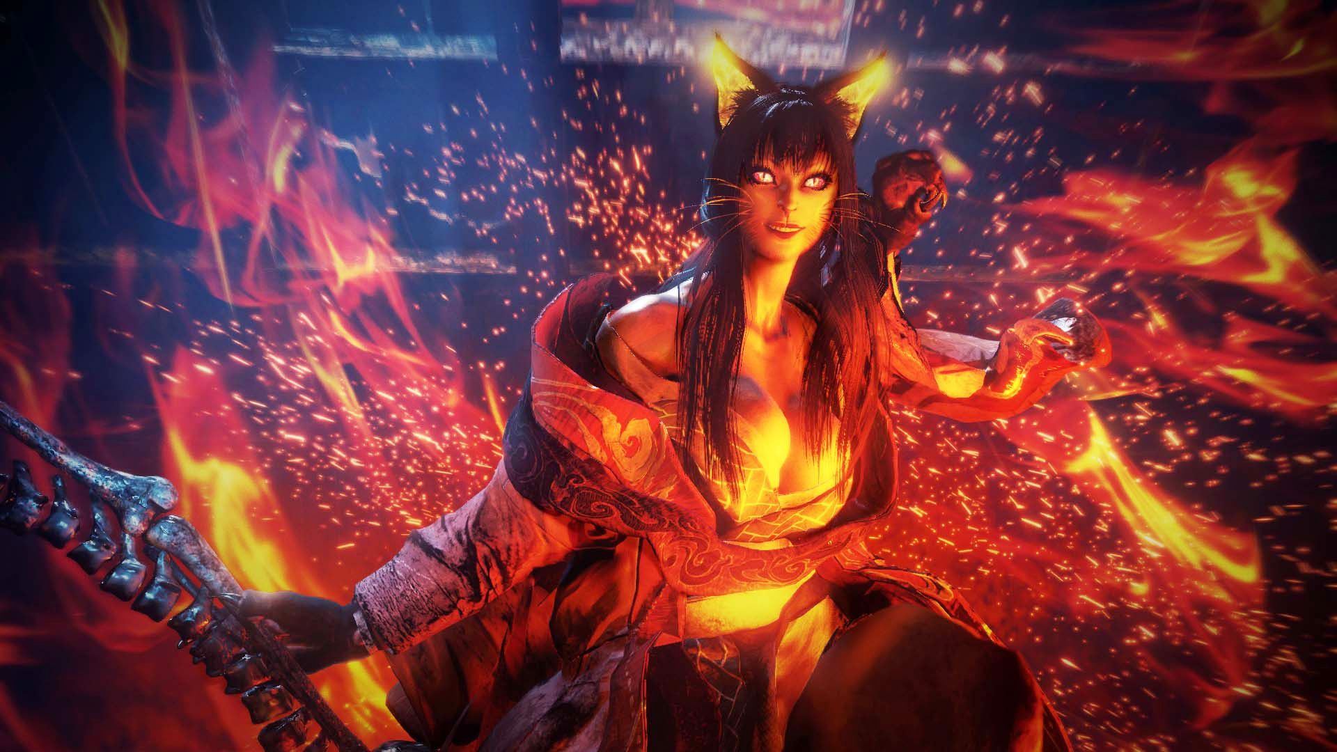 Nioh The New Image Of Gameplay To Show A Beautiful Female
