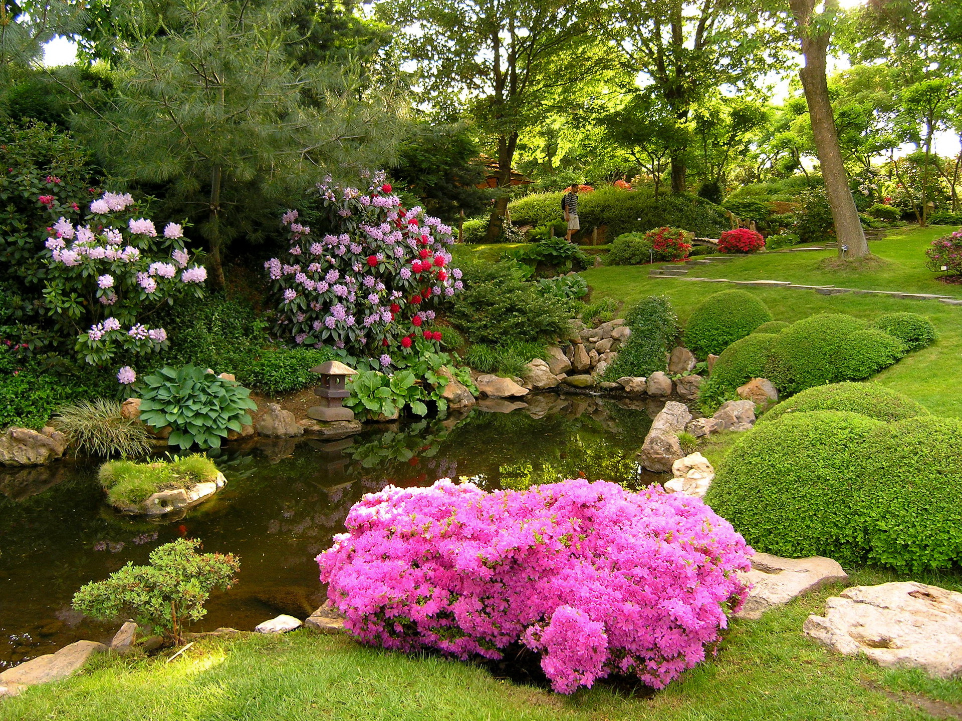 Beautiful Gardens Wallpaper Which Is Under The