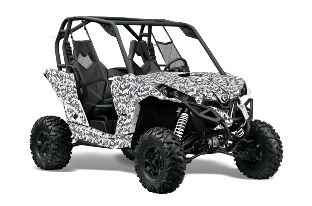 Can Am Maverick X Rs R Graphics Digicamo White Side By