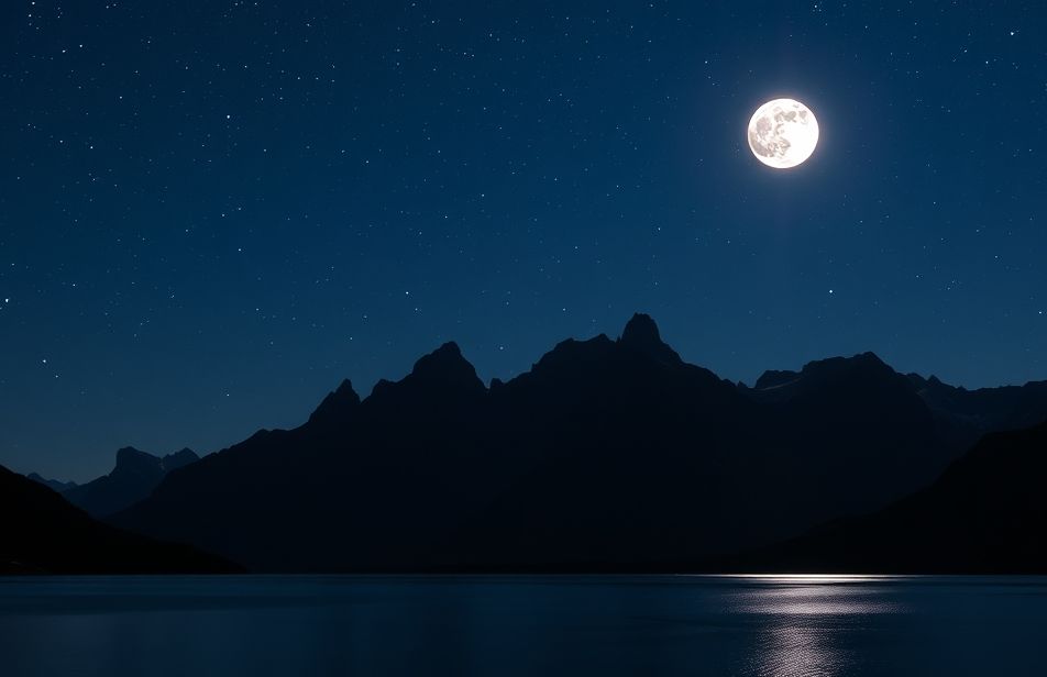 Mountain Night Wallpaper