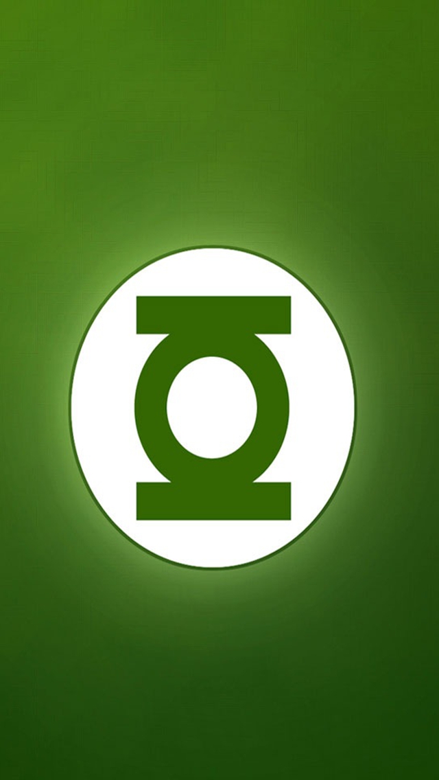 Green Lantern Logo Wallpaper   iPhone Wallpapers 640x1136
