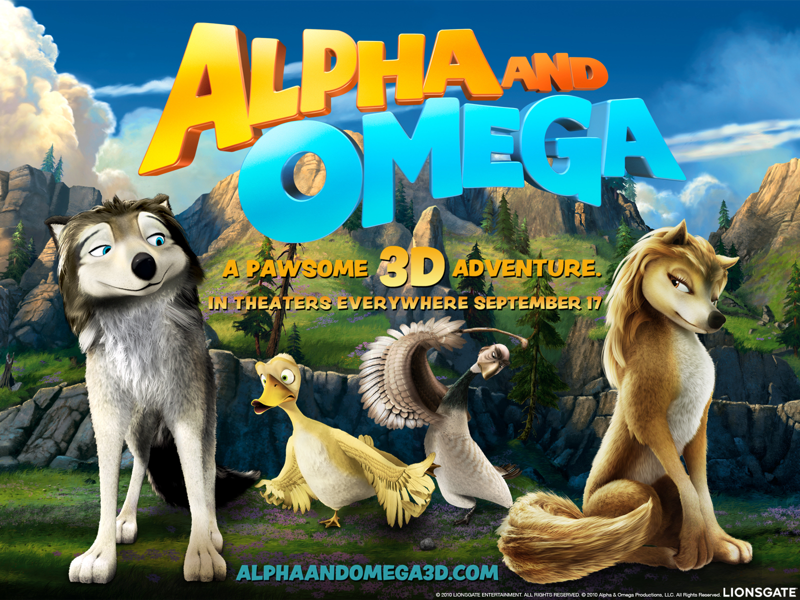 Official Wallpaper Alpha And Omega