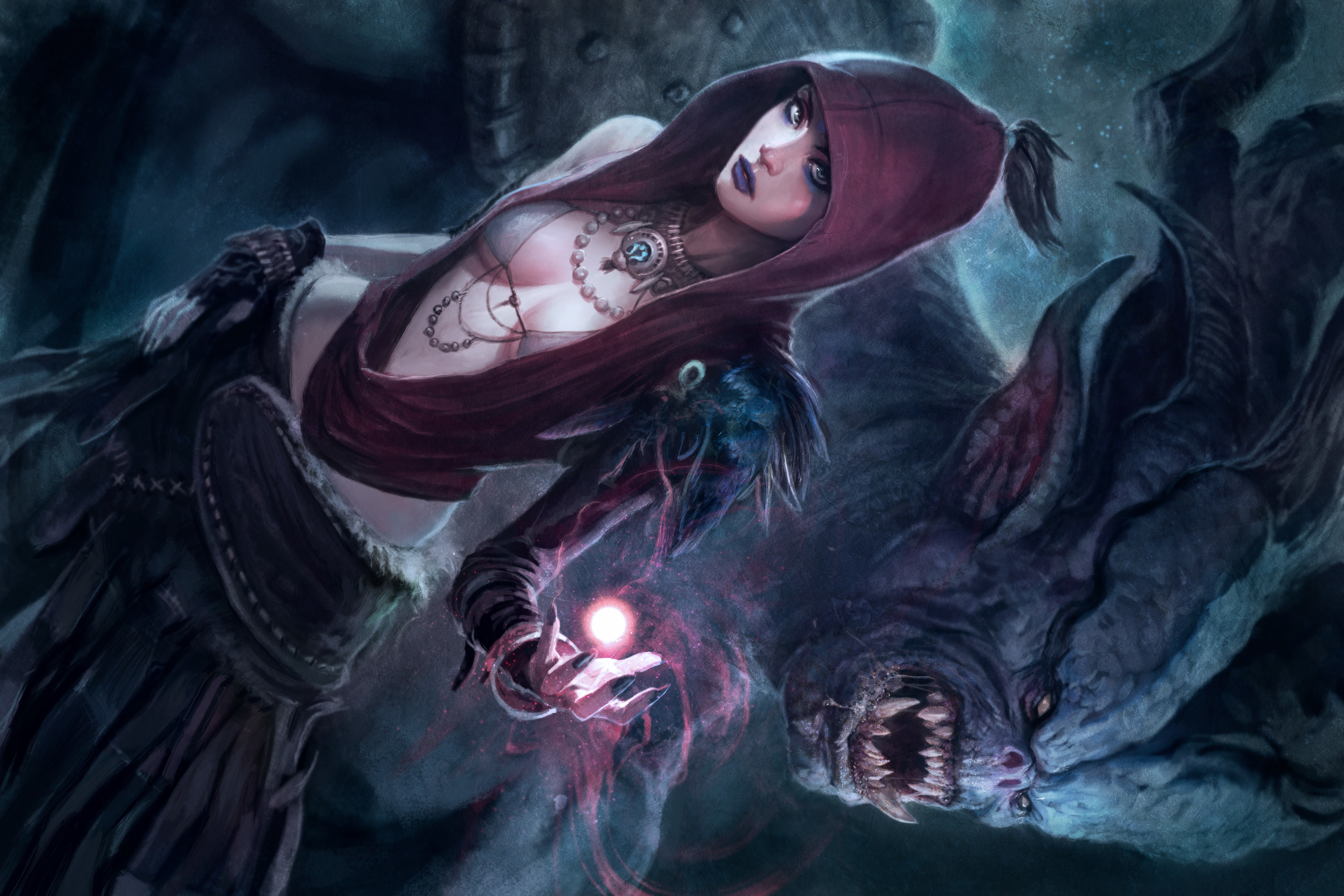 Wallpaper Morrigan Ogre Dragon Age Games